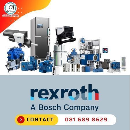 Rexroth Cylinders, Motors, Pumps, Power units, On/off valves, Proportional, high-response and servo valves, Electronics, Accumulators, Filter  etc. 